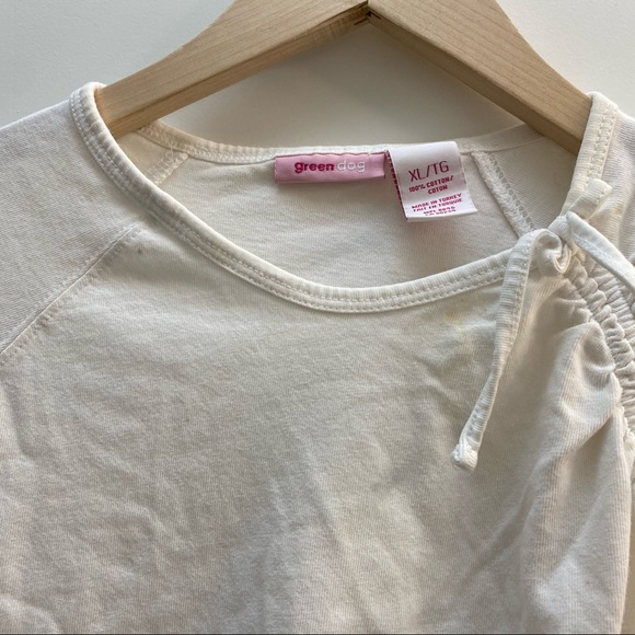 Kids White Top - Picture 3 of 3